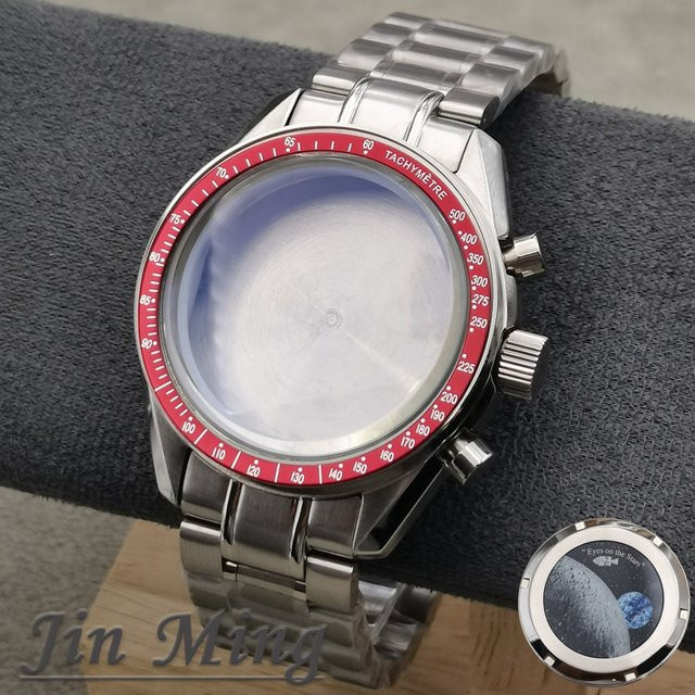 LUJIE Uhrenarmband Edelstahl, Silber, 39,7 mm - Bild 1