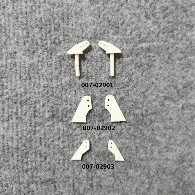 Real hawk Nylon-Hörner, Zubehör, 20-teiliges Set, Weiß - Bild 1
