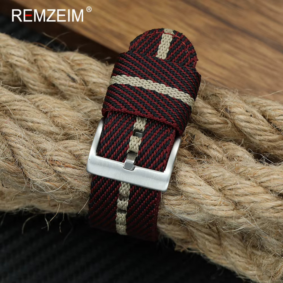 REMZEIM Uhrenarmband Nylon, Herren, 20mm 22mm - Bild 2