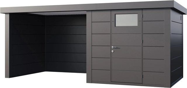 Telluria Gerätehaus Classico in Silberfarben, B/H/T: 542 x 219 x 258 cm - Bild 1