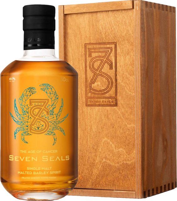 Seven Seals The Age of Cancer Single Malt Whisky, Schweiz, 49,7 % Vol., 0,5 l - Bild 1
