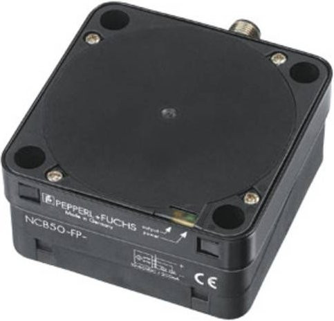 Pepperl+Fuchs Induktiver Sensor NCB50-FP-E2-C-P3-V1 187584 PNP Flush Mount Schwarz - Bild 1