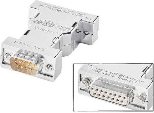 Siemens SPS-Konverter 6AV6671-8XJ00-0AX0 in Silber mit RS-422 Schnittstelle - Bild 1