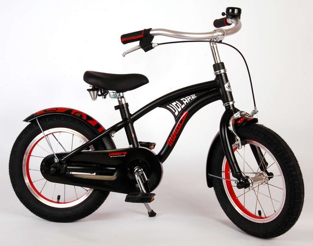 TPFSports Miracle Cruiser Kinderfahrrad, 14 Zoll, Schwarz, Rücktritt + Handbremse - Bild 1
