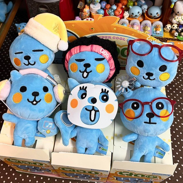 52TOYS Qoo Serie Original X11 A Super Cool Day Plüsch-Blindbox, Taschenanhänger, Einzelfigur - Bild 1