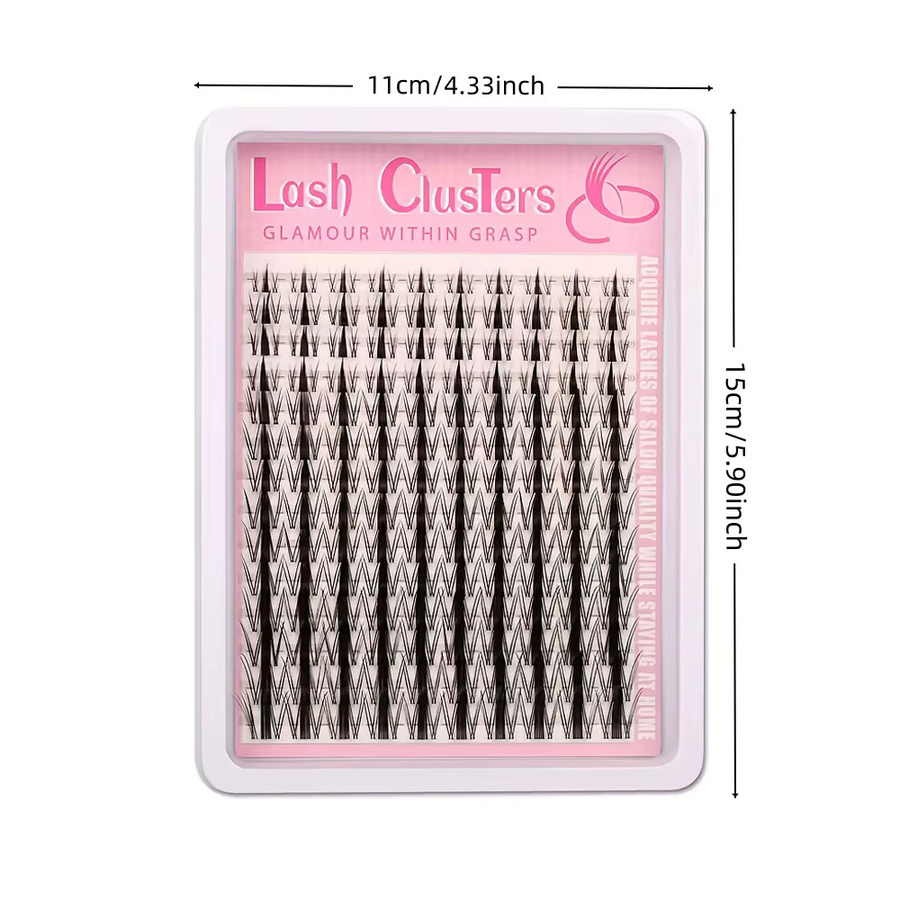 Fairy Eyelash Manga-Wimpern, Black, 140 Stück, C-Curl, Unisex - Bild 3