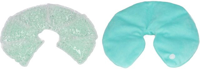 TOMTOP JMS Brustpackung als heiße und kalte Kompresse zur Schmerzlinderung und Schwellungsreduktion, wiederverwendbare Gel Pads für die Brustdrüse beim Stillen, grün - Bild 1