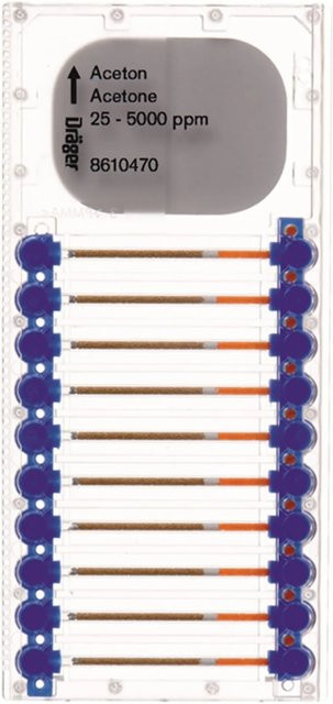 Dräger Microtubes für Aceton 25 5000 Ppm transparent - Bild 1