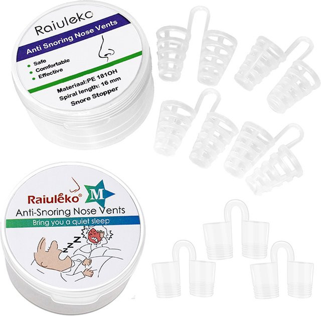 Raiuleko Anti-Schnarchen Nasen Dilatator, Silikon, Unisex - Bild 1