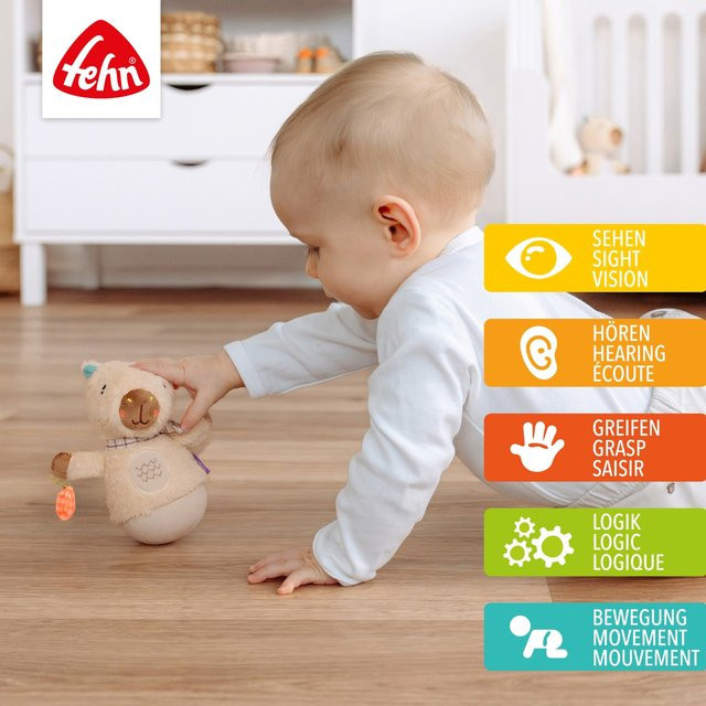 Fehn Mini-Stehauf Capybara Clara, Steh-auf-Figur, ab 0 Jahre - Bild 1