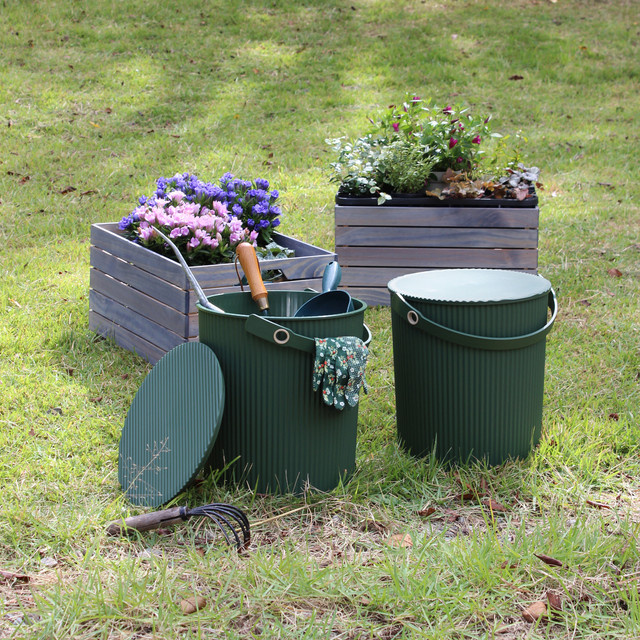 Hachiman Garden Eimer Dunkelgrün 20 Liter - Bild 1