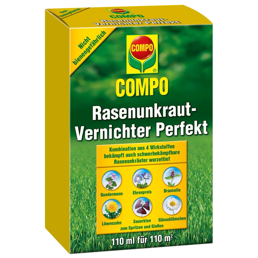 Compo Rasenunkraut-Vernichter zur Bekämpfung von Unkraut im Rasen, 110 ml - Bild 2