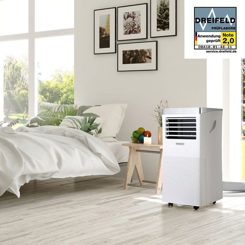 Mobile Klimaanlage Monzana MZKA780 Monobloc in Weiß mit Fernbedienung und Touch-Display - Bild 2