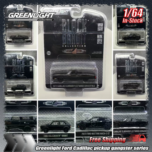 Greenlight Ford Cadillac Pickup Gangster, Automodell, 1:64, Metall, Schwarz - Bild 1