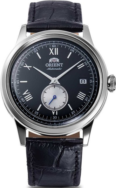 Orient Armbanduhr Automatik, Edelstahl, Leder, Schwarz, 38,5 mm, Herren - Bild 1