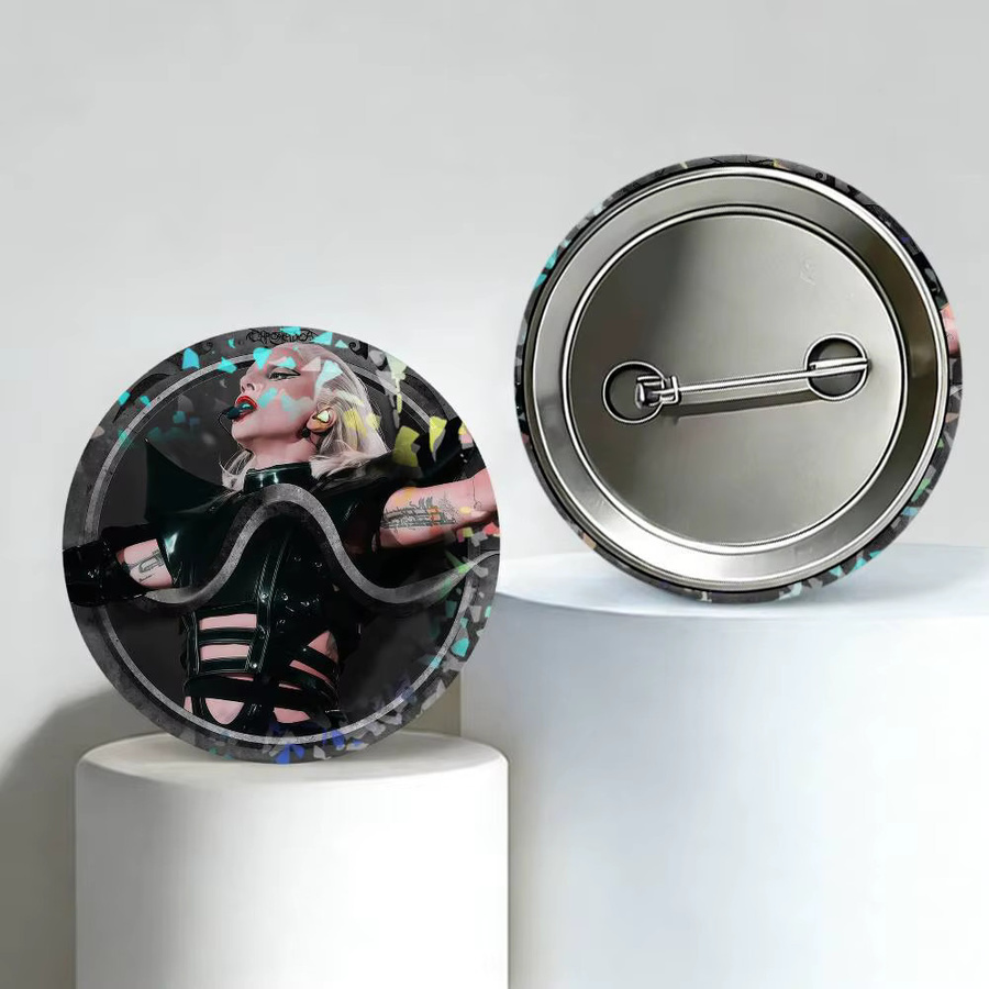 Singer L Lady Gaga Laser Badge, Broschen und Rucksack-Accessoires - Bild 4