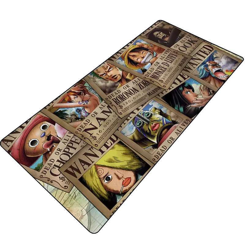 Bandai One Piece Anime Mauspad Multicolor Rutschfeste Schreibtischunterlage für Gaming und PC - Bild 2