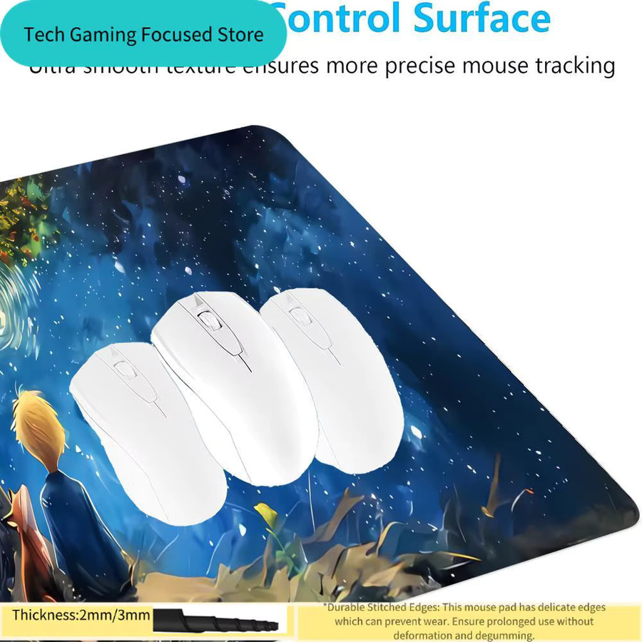 Potdemiel Schreibtischunterlage Mouse Starry Pad in Rot - Bild 3