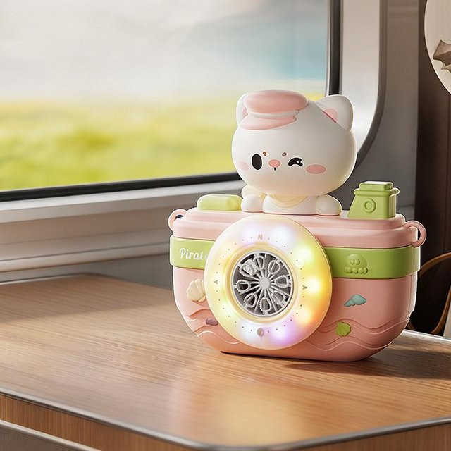 Linyi toy car Cartoon-Kamera-Seifenblasenmaschine, Automatisch, ab 14 Jahre - Bild 1