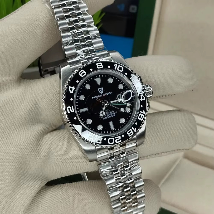 Pagani Design GMT Automatikuhr, Edelstahl, 40 mm, Herren - Bild 2