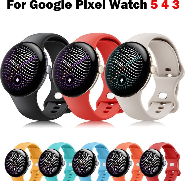 RWBANDS Uhrenarmband Silikon, Google Pixel Watch 5/4 45mm, Unisex - Bild 1