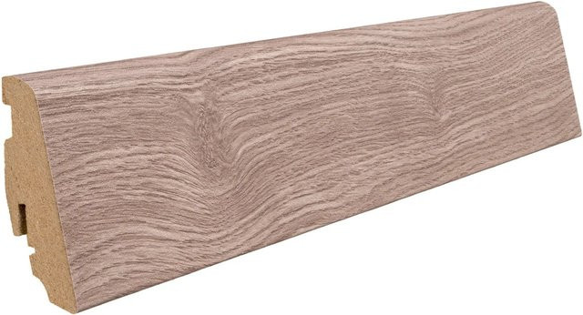 Haro Sockelleiste Veneto Crema aus Eiche in Braun, H x B x T: 58 x 19 mm, Länge: 2200 mm - Bild 1