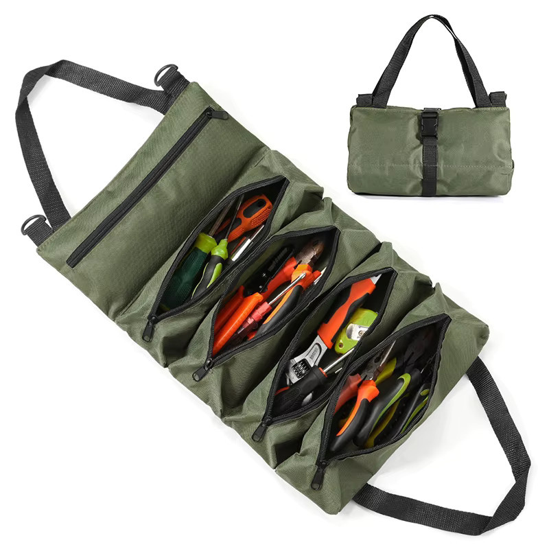 JETTING Multifunktionale Werkzeugtasche als tragbarer Werkzeug-Organizer in Beige - Bild 3