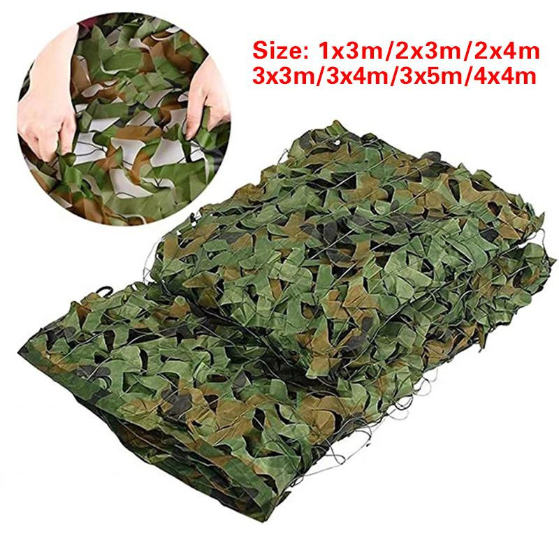 7CraftHobby Tarnnetz für Outdoor, Camping und Jagd, Sonnenschutz aus Oxford-Tuch, Multicolor, B x H: 4 x 2 m - Bild 2