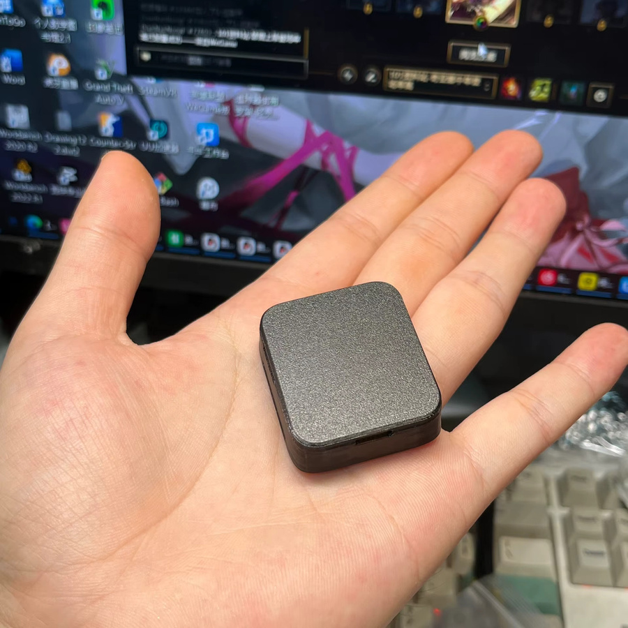 SlimeVR Ganzkörper-Tracker LSM6DSV in Schwarz mit 800-mAh-Akku für VR-Bewegungserfassung ohne Basisstation - Bild 2