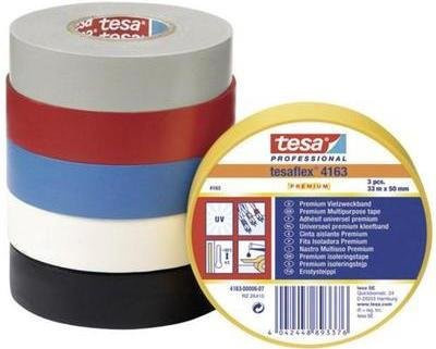 tesaflex 4163 Isolierband in Schwarz und Multicolour für Profis - Bild 1