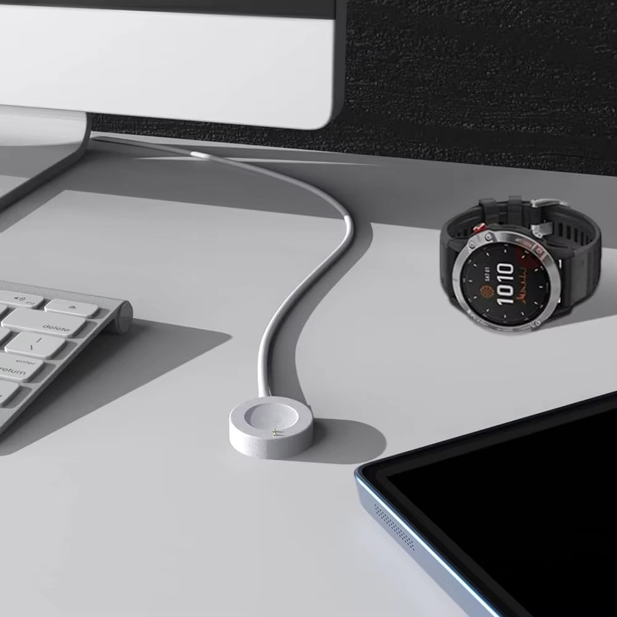 iHZCPRO USB-C Ladestation und Ladekabel für Fossil Smartwatches Gen 6, Gen 5, Gen 5E, Gen 4 sowie Michael Kors, Skagen, Falster 2 und Misfit Vapor 2, Länge: 1 m - Bild 3