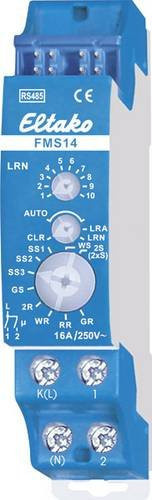 Eltako FMS14 RS485 Multifunktions-Strom-Schaltrelais für Hutschiene in Blau mit 2000W Schaltleistung - Bild 1