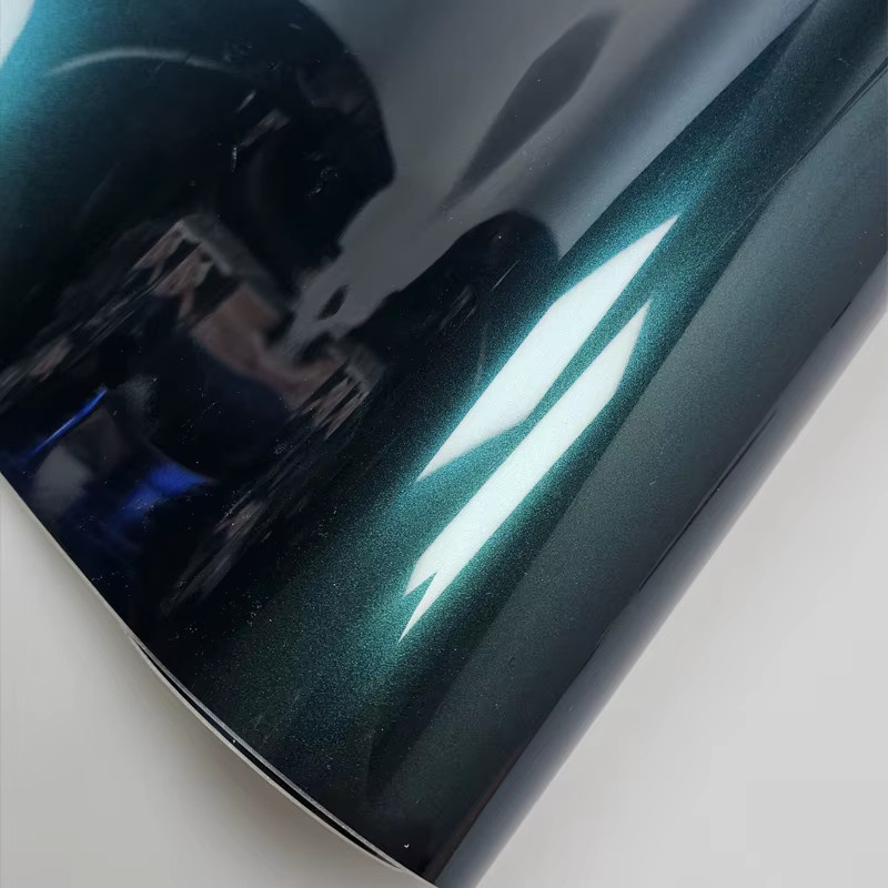 SCHANLEY Aufkleberfolie aus Vinyl und PET-Metall in Mitternachtsgrün - Bild 3