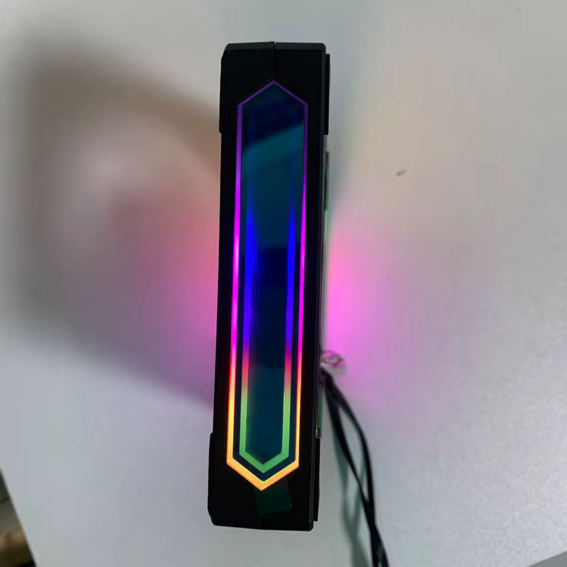 adegrees 3D Spiegel ARGB PC Gehäuselüfter Schwarz 120 mm 4PIN PWM mit Aura Sync Unterstützung - Bild 2