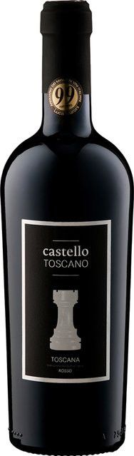 Castello Toscano Rotwein Sangiovese, Toscana IGP, 2022, halbtrocken, 0,75 l - Bild 1
