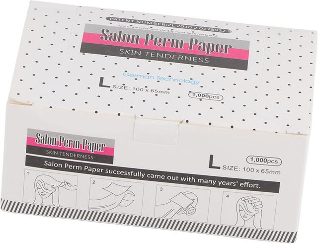 CosyHome Dauerwellen Papier, Grau, für feines Haar - Bild 1
