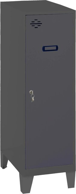 PROREGAL Schließfachwürfel AMEGO Spind mit Standfüßen, Anthrazit, H x B x T: 101,5 x 30 x 50 cm - Bild 1