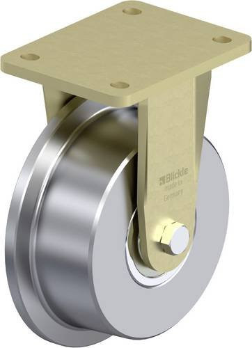 Blickle Schwerlast-Bockrolle BS-SPKVS 150K in Silber, Rad-Durchmesser: 150 mm, Tragfähigkeit: 1750 kg - Bild 1