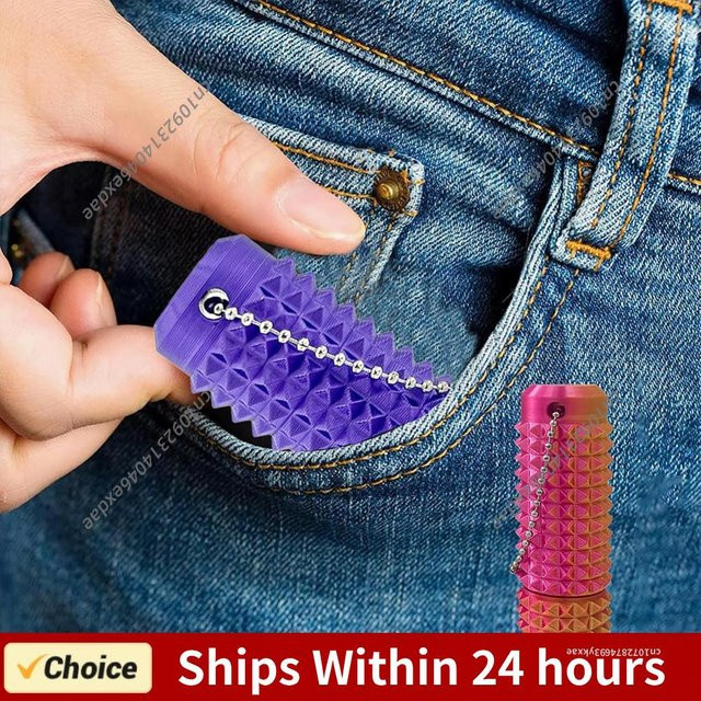 Little Ouchies Fidget Mini Grippie Spike Grippie, Stimulierender Schlüsselanhänger zur Angstlinderung, Schlüsselanhänger - Bild 1