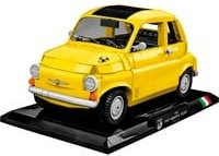 Cobi Konstruktionsspielzeug Fiat 500 Abarth Executive Edition in Gelb im Maßstab 1:12 - Bild 1