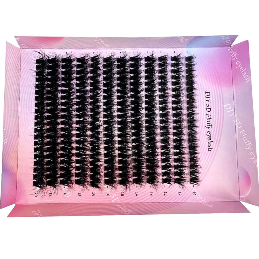 240ps DIY 5D Wimpern Cluster, Black, Unisex - Bild 4