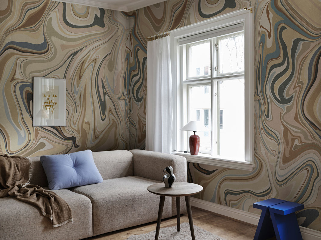 Sandberg Mural Klint Tapete Clay in Cream aus Vlies - Bild 3