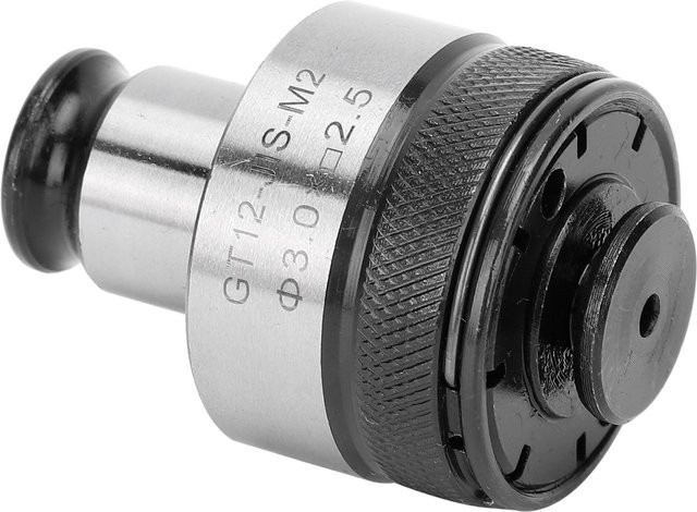 TOMTOP JMS Gewindeschneidfutterhalter GT12JISM2 mit Überlastschutz und einstellbarer Torsion in Silber aus Edelstahl - Bild 1
