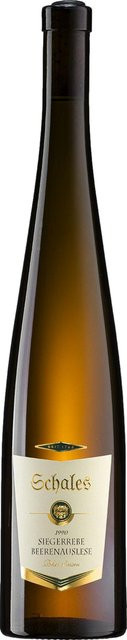 Schales Siegerrebe Beerenauslese Weißwein, edelsüß, Rheinhessen, 1990, 0,75 l - Bild 1
