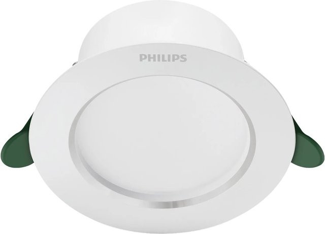 Philips LED-Einbauspot Diamond Cut DL264 in Weiß mit warmweißem Licht, Durchmesser: 9,5 cm, Höhe: 5 cm - Bild 1
