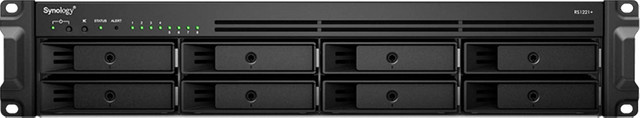 Synology RS1221+ Rackmount NAS in Schwarz mit Ethernet/LAN - Bild 1