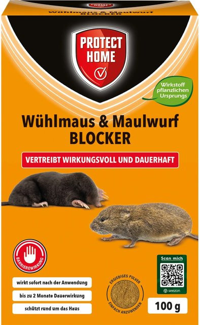 Protect Home Wühlmaus & Maulwurf Blocker Wühlmausgift, 100 g - Bild 1