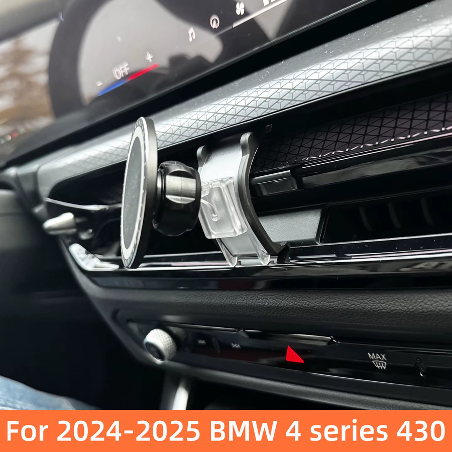 Magnetischer Autotelefonhalter TEEQ für BMW 4er 430i mit Ladefunktion und Luftauslass-Halterung - Bild 2