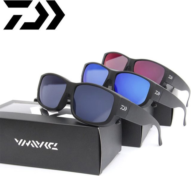 DAIWA Polarisierte Sonnenbrille, Vollrand, Kunststoff, grau, schwarz - Bild 1
