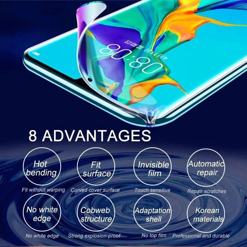 3er Pack Hydrogel Display Schutzfolie für Realme GT2 Pro, GT, GT Neo und Flash GT2 Explorer Master Edition, transparent - Bild 3